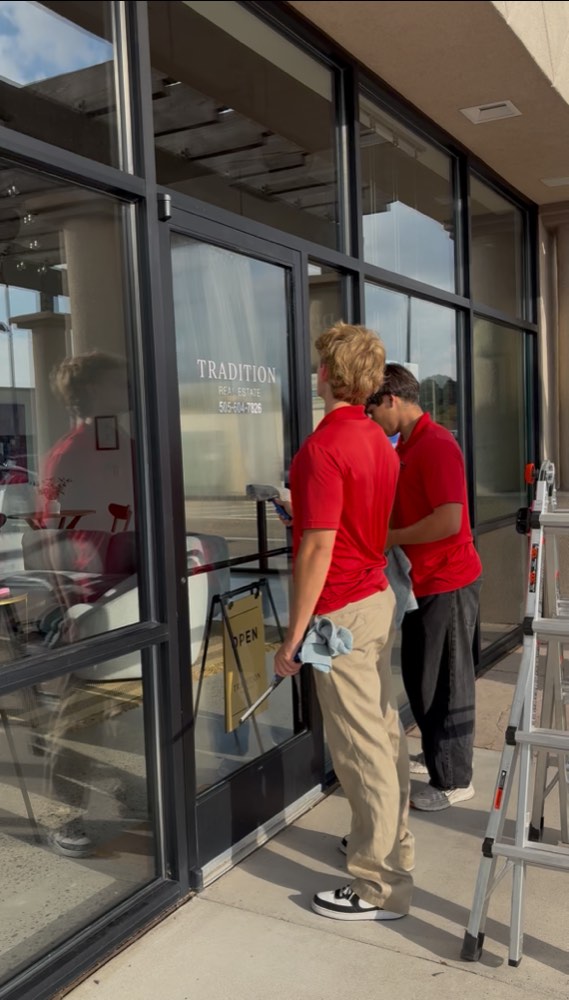 Spotless window cleaning results for an Albuquerque home